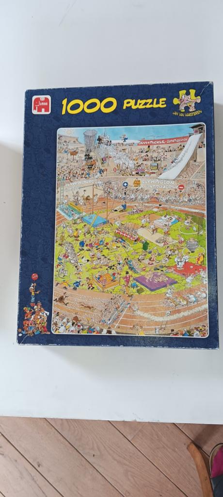 Jan Van Haasteren puzzel van 1000 stukjes, Hobby en Vrije tijd, Ophalen of Verzenden, 500 t/m 1500 stukjes, Legpuzzel