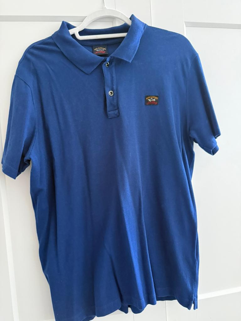 Paul & Shark Polo L, Ophalen, Gedragen, Maat 52/54 (L), Blauw