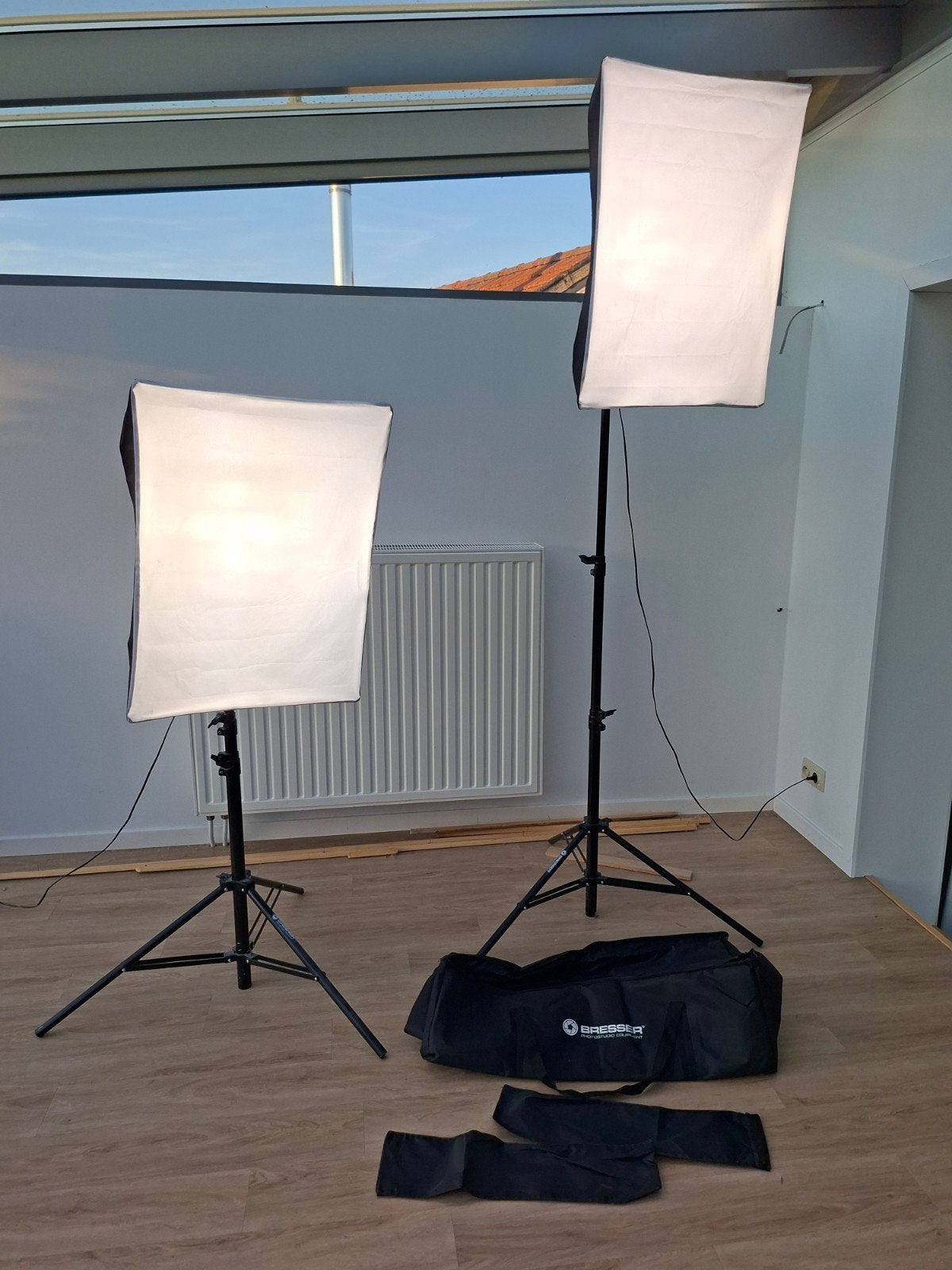 Bresser BR-2245 daglichtset 1800 W, Ophalen, Gebruikt, Bresser, Studiolamp