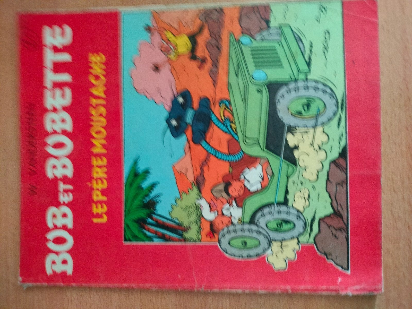 Bob et Bobette 54 Le père Moustache Réédition 1966, Livres, Enlèvement ou Envoi, Willy Vandersteen, Une BD, Utilisé