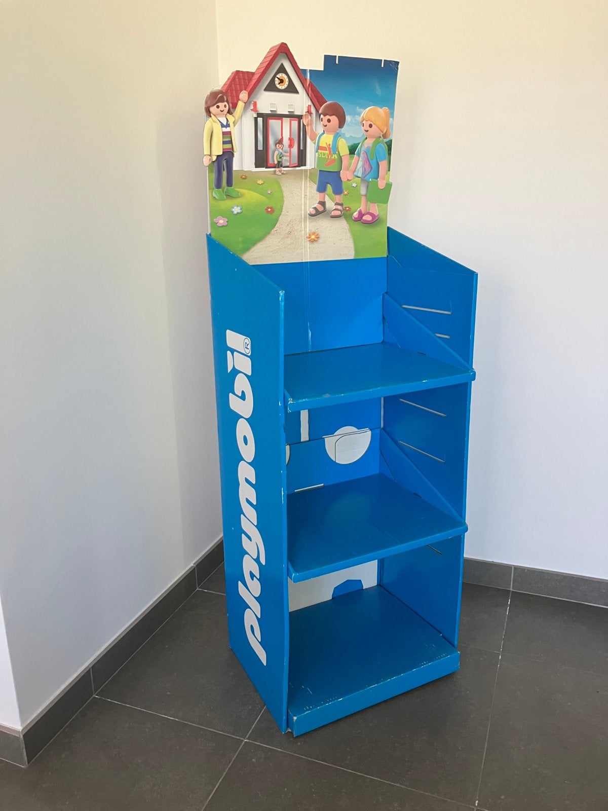 Présentoir en carton Playmobil, Enlèvement, Utilisé
