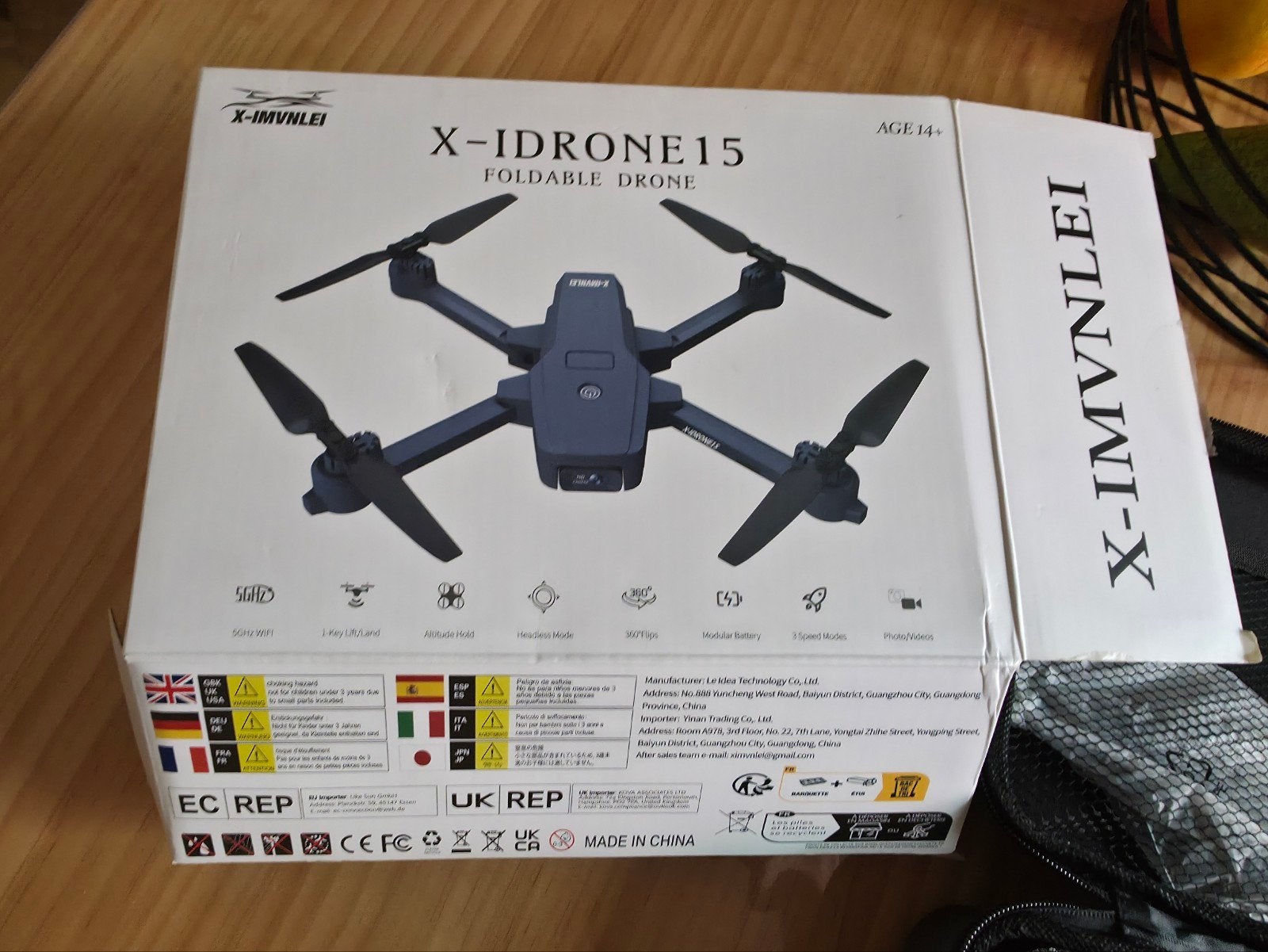 Drone X-IMVNLEI X-IDRONE15 caméra – état neuf, Drone avec caméra, 100 à 1000 m, Enlèvement, Qualité de base