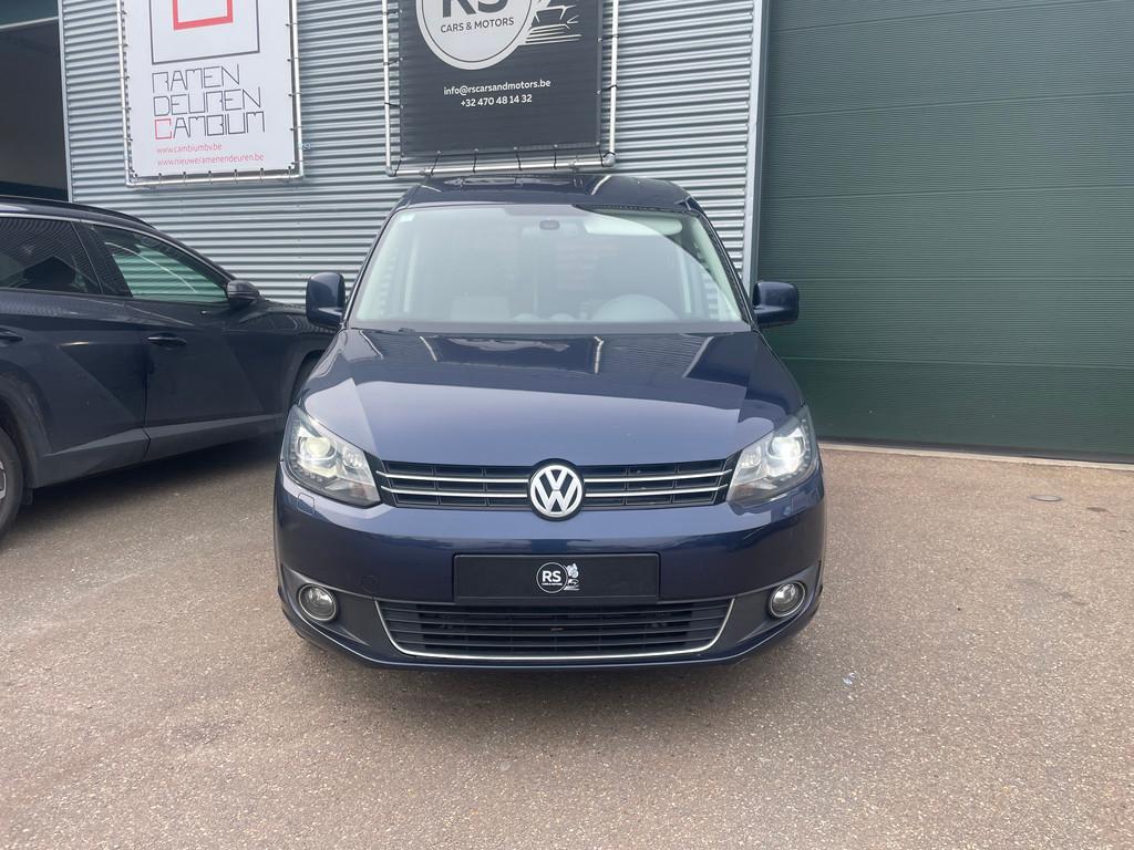 Volkswagen Caddy 1.6TDI/DSG Automaat/Led-Xenon/Gekeurd, Autos, Cuir, Achat, Entreprise, 2 places