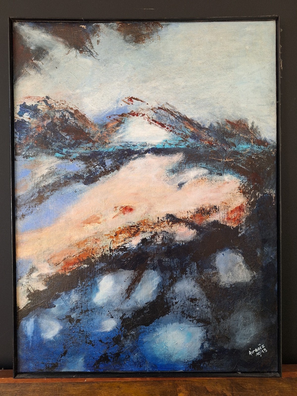 Abstract schilderij, Antiquités & Art, Enlèvement ou Envoi, Abstrait