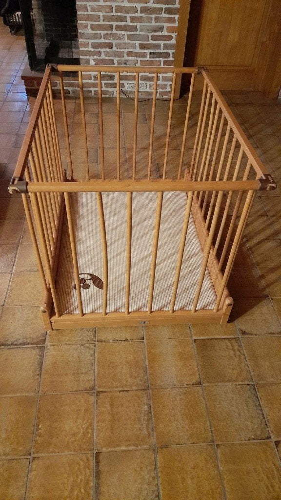 Babypark met matras, rookvrij, Ophalen, Gebruikt, Rechthoekig