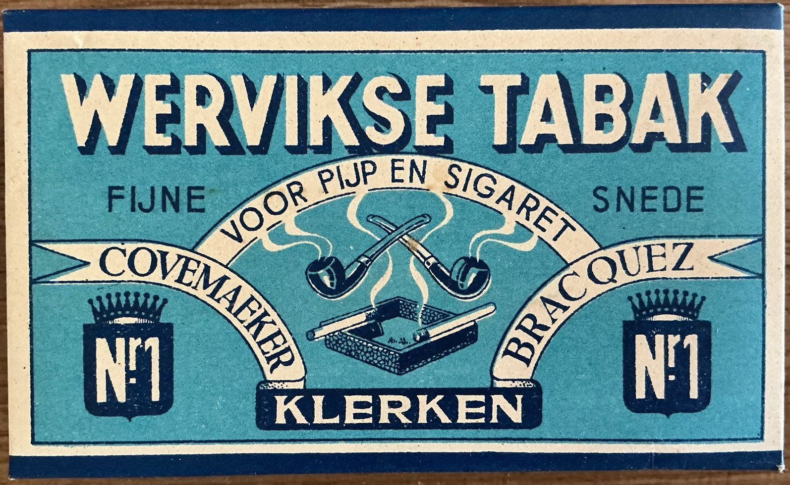 Ancien tabac/machine à covoir/vêtements/emballages WERVIKSE, Enlèvement ou Envoi, Comme neuf, Emballage