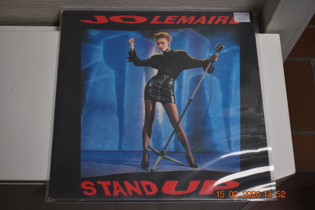 LP : Jo Lemaire - Stand Up (Synth Pop), Cd's en Dvd's, Beschermende buitenhoes, Ophalen of Verzenden, Gebruikt