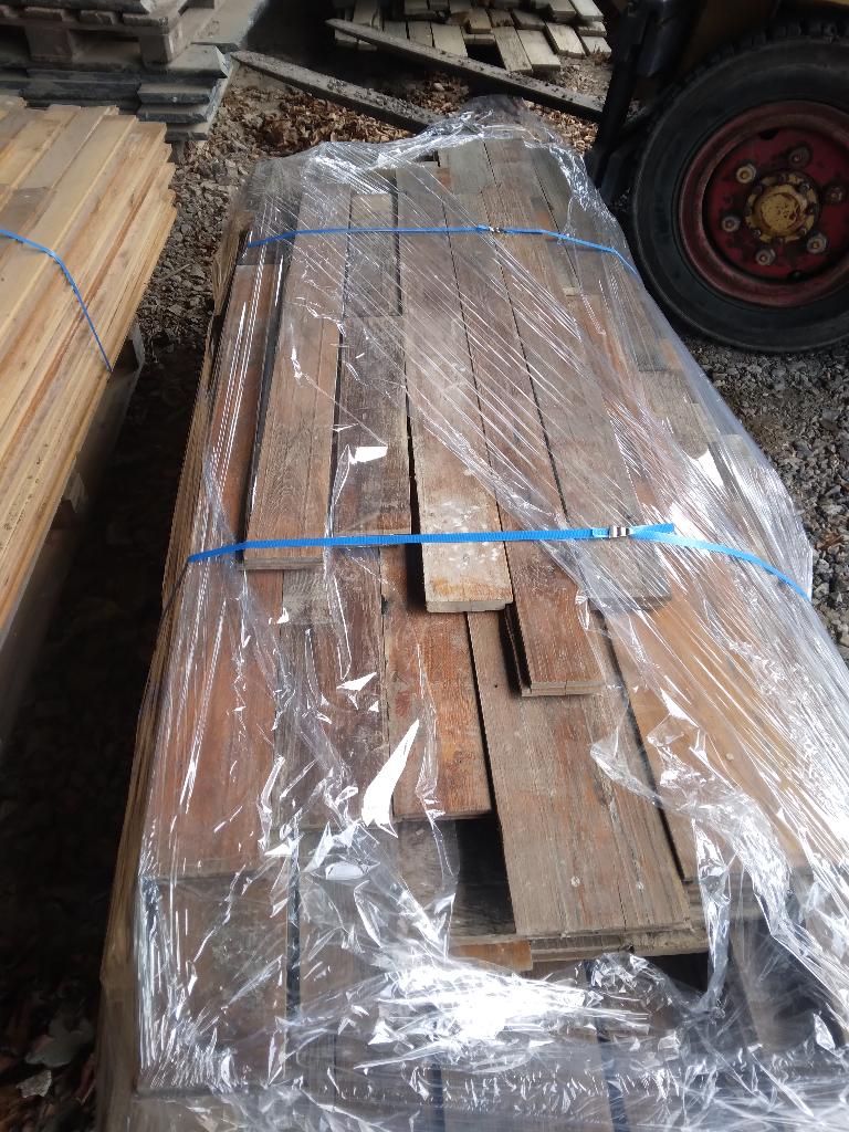 Plancher en chêne ancien, Enlèvement, Comme neuf, Chêne, Palette