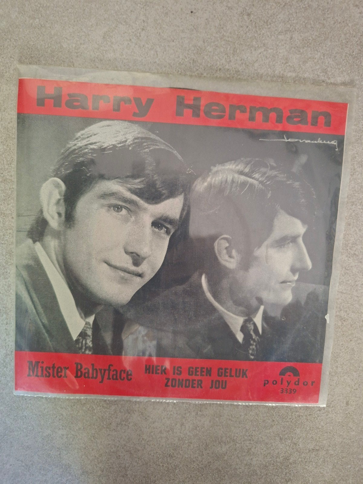 Harry Herman mister babyface, Cd's en Dvd's, Vinyl | Nederlandstalig, 7 inch, Ophalen of Verzenden, Zo goed als nieuw, Levenslied of Smartlap