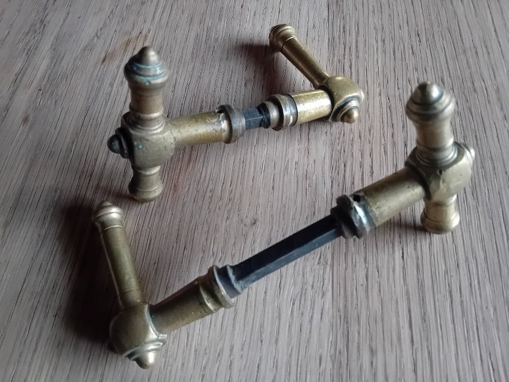 Antieke deurklinken, Ophalen of Verzenden, Brons