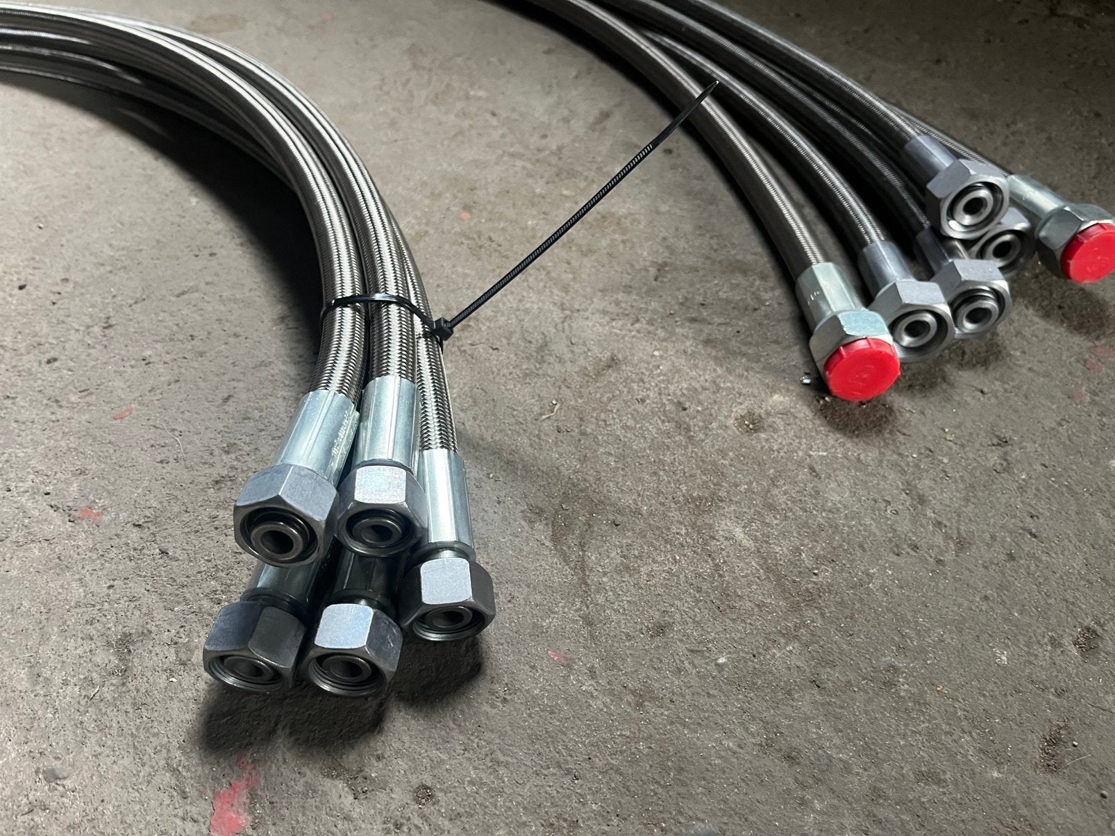 Flexible hydraulique inox tressé, Neuf, Inox, Autres types, Moins de 2 mètres