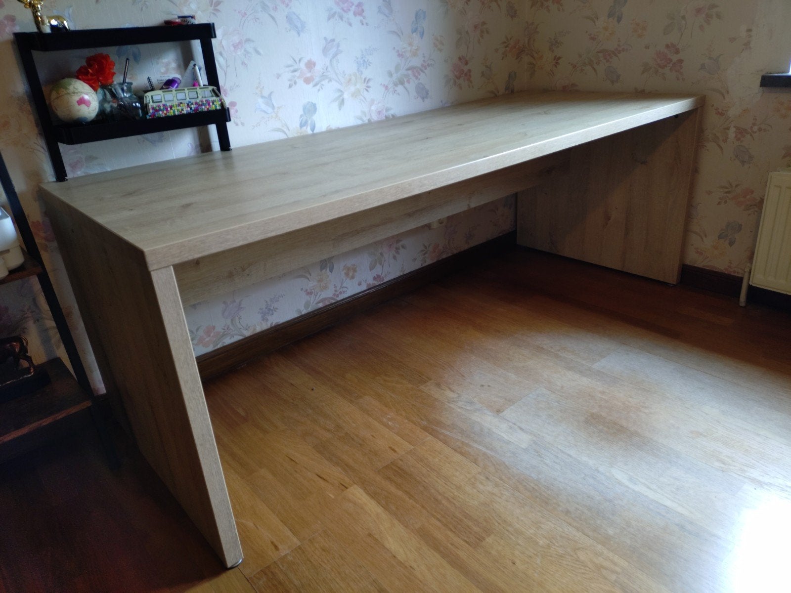 2 grote bureau's eik kleur (200x80x74) te koop, Enlèvement