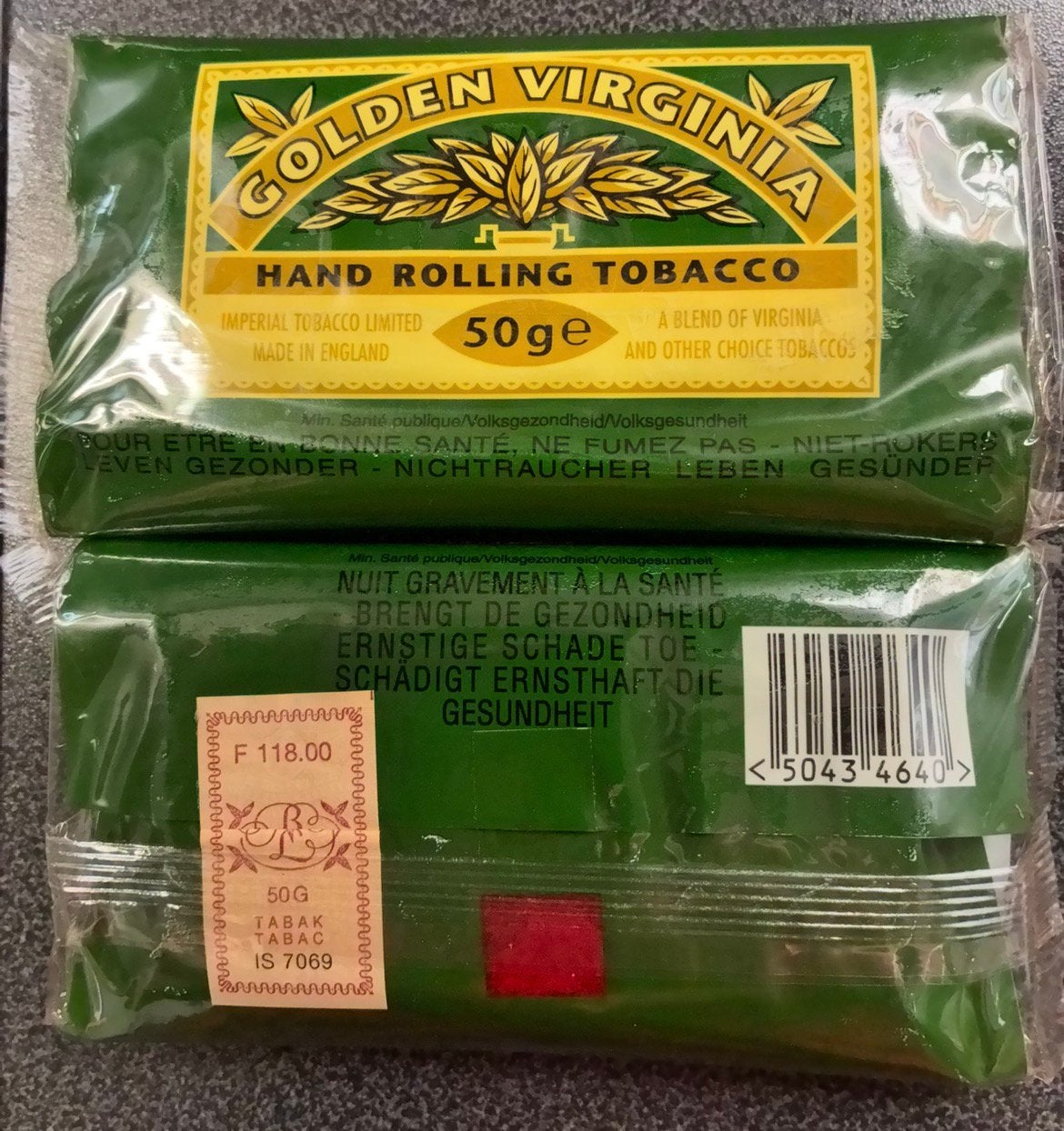 Vintage Golden Virginia Tobacciana Verpakkingset - Uniek, Ophalen, Overige typen