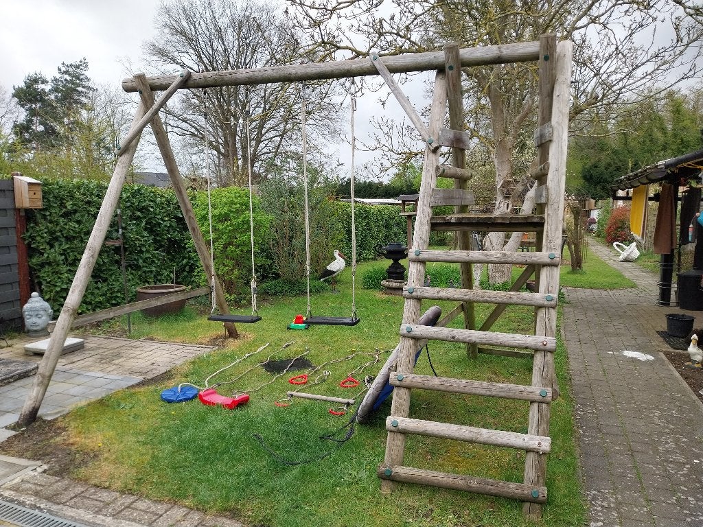 Houten schommel, Kinderen en Baby's, Speelgoed | Buiten | Speeltoestellen, Ophalen, Gebruikt, Schommel