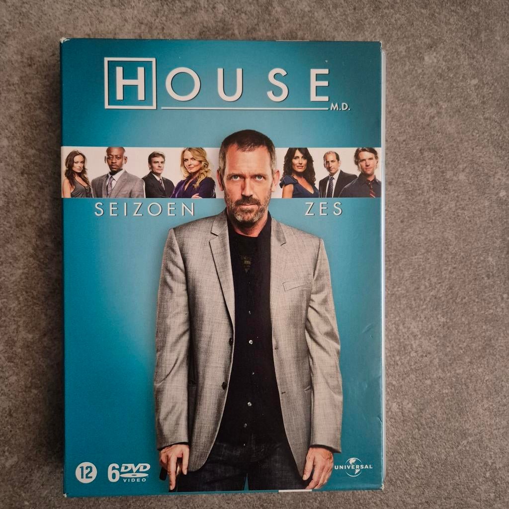 Dvd box House m.d. seizoen 6, Cd's en Dvd's, Ophalen of Verzenden, Zo goed als nieuw, Vanaf 12 jaar, Boxset