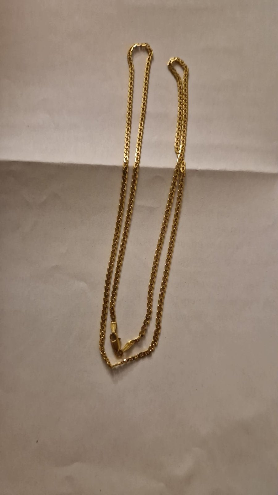 Echt gouden ketting van 18karaat 750, Handtassen en Accessoires, Ophalen of Verzenden, Zo goed als nieuw, Goud, Goud