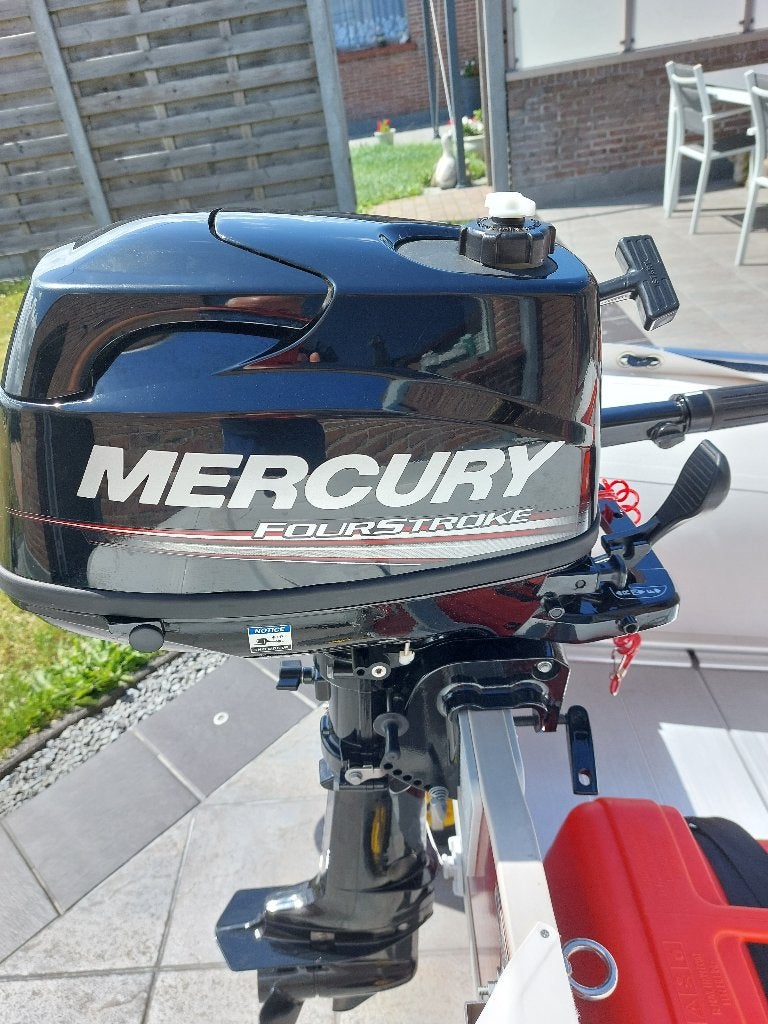 Suzumar 290 met mercury 4pk, Watersport en Boten, Ophalen, Aluminium, Zo goed als nieuw, 4 pk