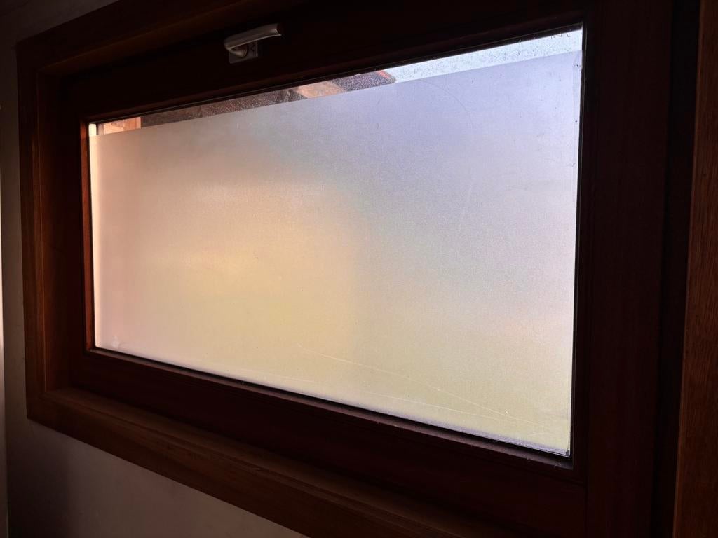Raam dubbel glas hout, Ophalen, Gebruikt, Glas