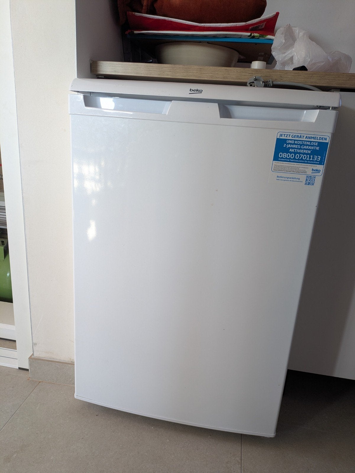 Diepvries tafelmodel, Elektronische apparatuur, Vriezers en Diepvrieskisten, Ophalen, Minder dan 85 cm, Minder dan 60 cm, Zo goed als nieuw