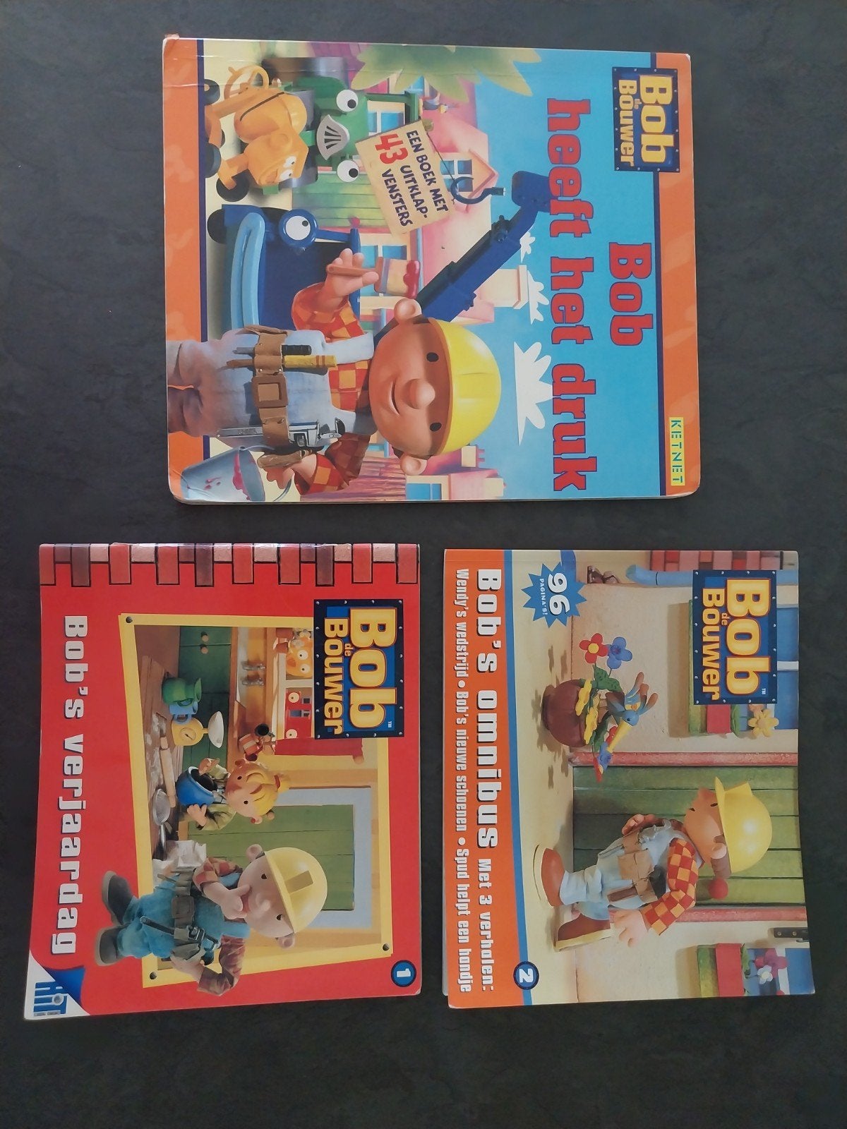 3 boeken van Bob de Bouwer, Ophalen