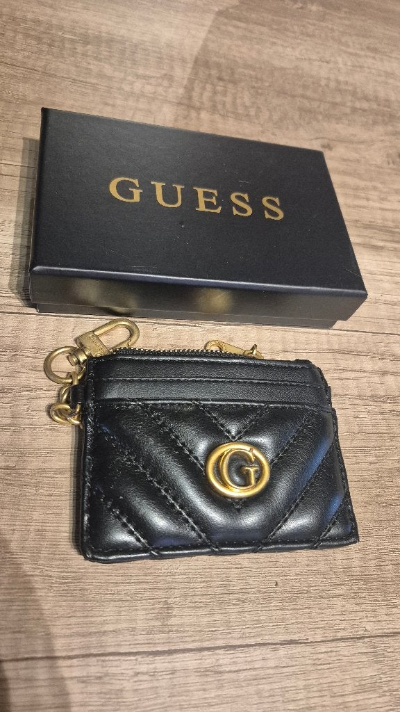Petit porte feuille / porte cartes marque GUESS, Cuir, Guess, Comme neuf, Enlèvement