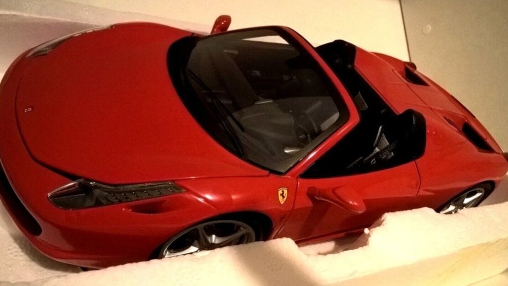 1/18 Ferrari 458 italia Spider 2011 Hotwheels Elite, Enlèvement ou Envoi, Neuf, Voiture, Hot Wheels
