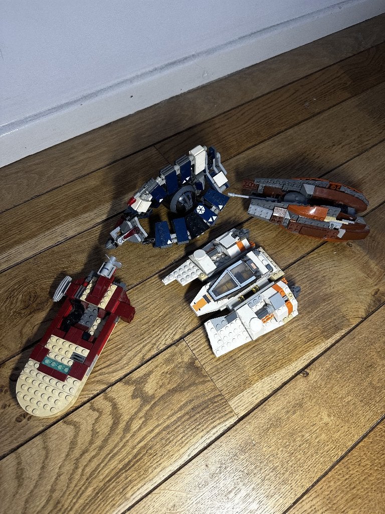 Lego Star Wars voertuigen lot, Star Wars, Lego, Ophalen of Verzenden, Zo goed als nieuw