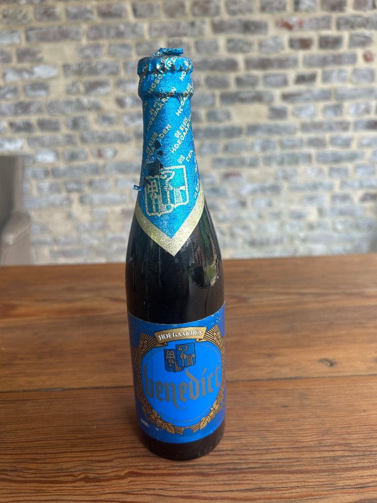 Benedict Hoegaarden vervaldatum 1991, Verzamelen, Ophalen of Verzenden