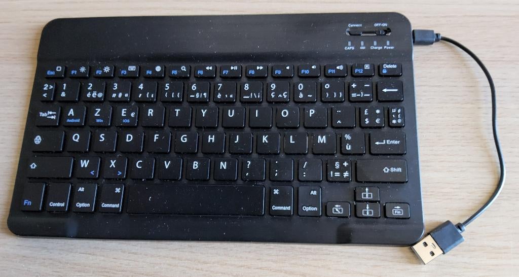 Mini toetsenbord AZERTY bluetooth, Computers en Software, Ophalen of Verzenden, Azerty, Nieuw, Draadloos