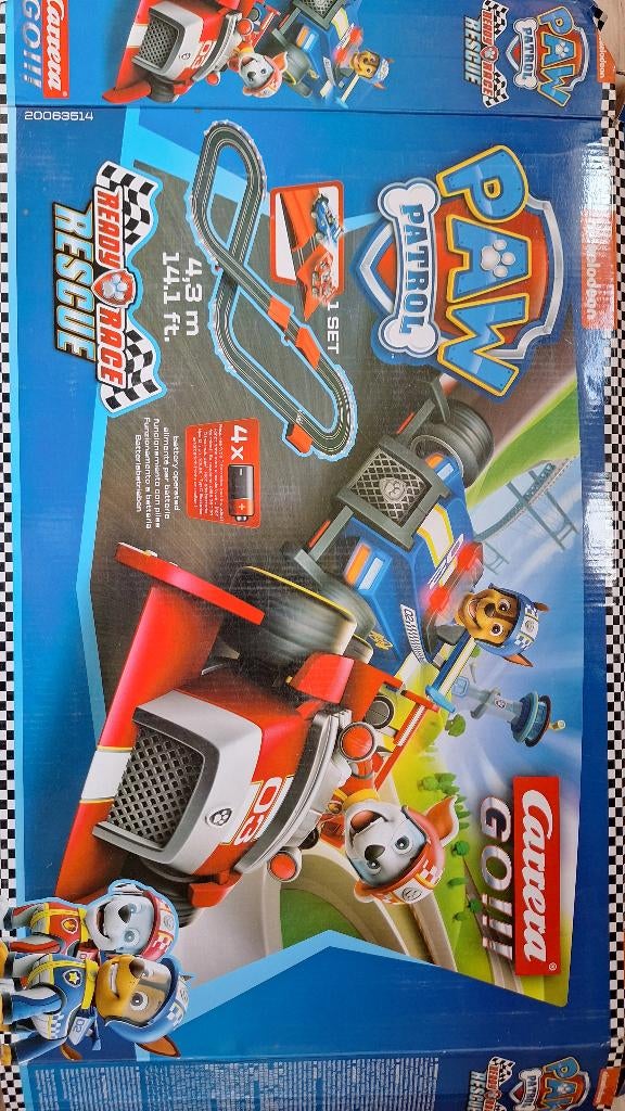 Circuit automobile Pat Patrouille, Ophalen, Carrera, Elektrisch, Racebaan