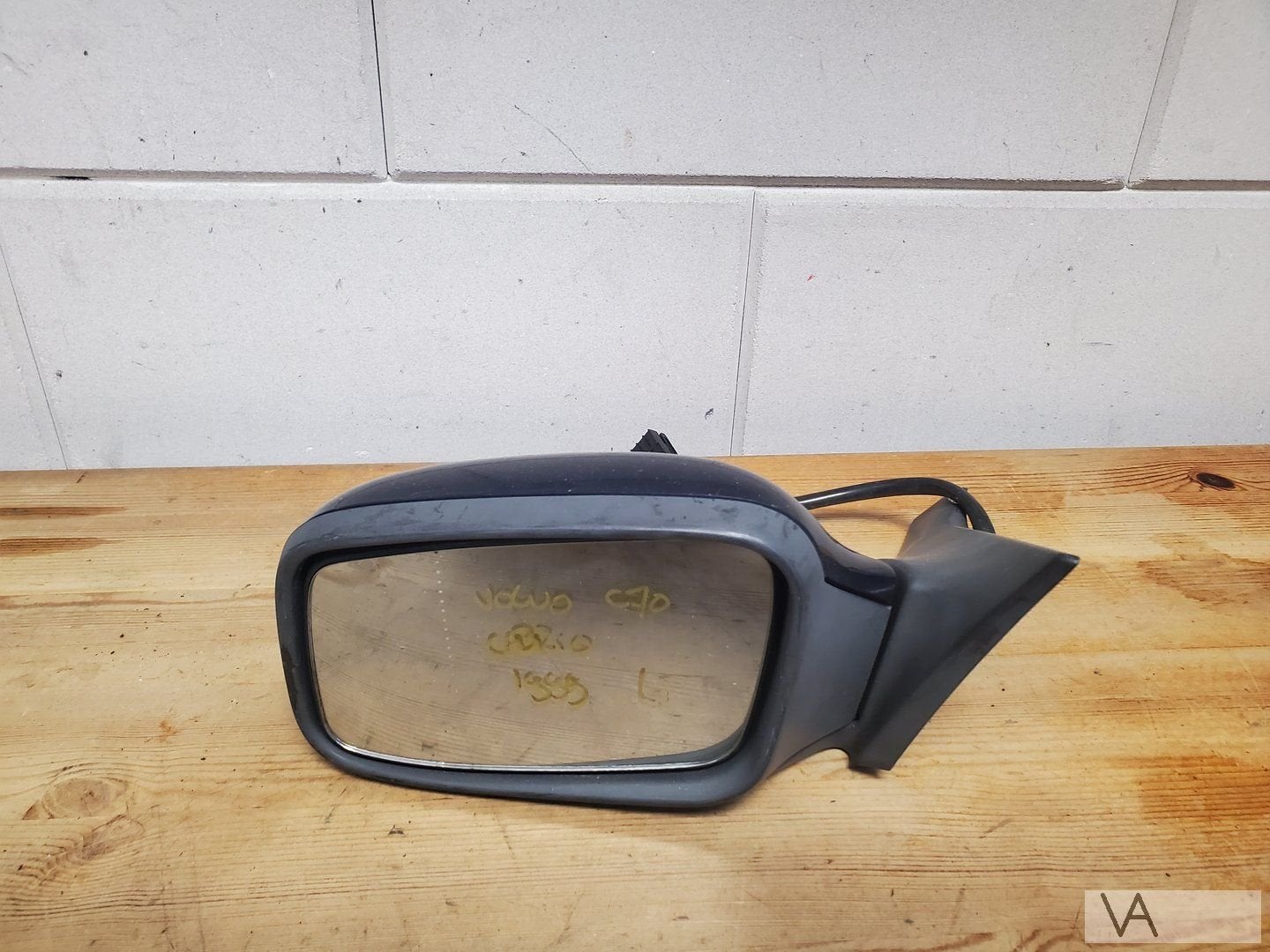 Volvo C70 spiegel Links blauw 1997 - 2004 nette staat €40, Auto-onderdelen, Gebruikt, -, -, Ophalen of Verzenden
