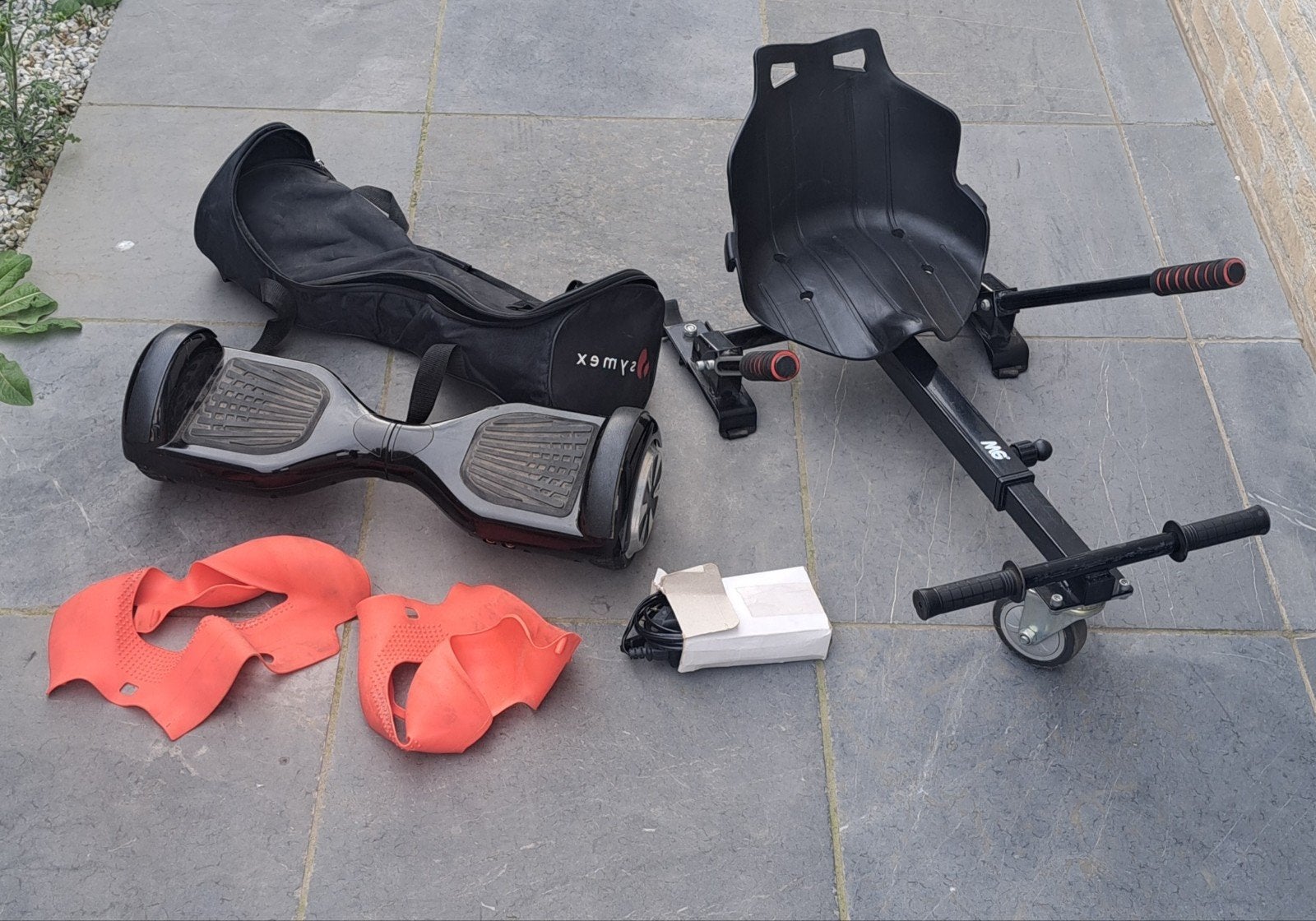 Hoverboard kart + hoverboard, Ophalen, Gebruikt