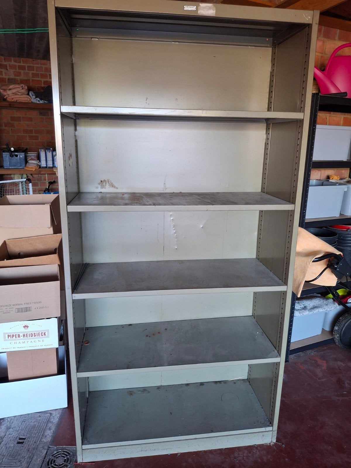 Massief metalen kast (bieden kan), 25 à 50 cm, Enlèvement, Utilisé, Métal