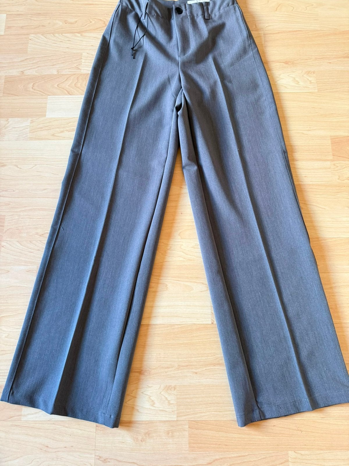 Pantalon large gris taille haute - Taille 36, Vêtements | Femmes, Culottes & Pantalons, Neuf, Gris, Taille 36 (S), Longs