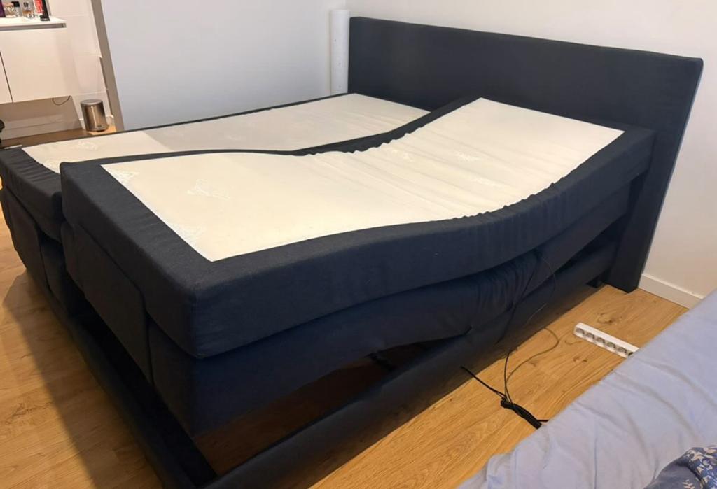Elektrische boxspring 180x200 te koop., Ophalen of Verzenden, Zo goed als nieuw