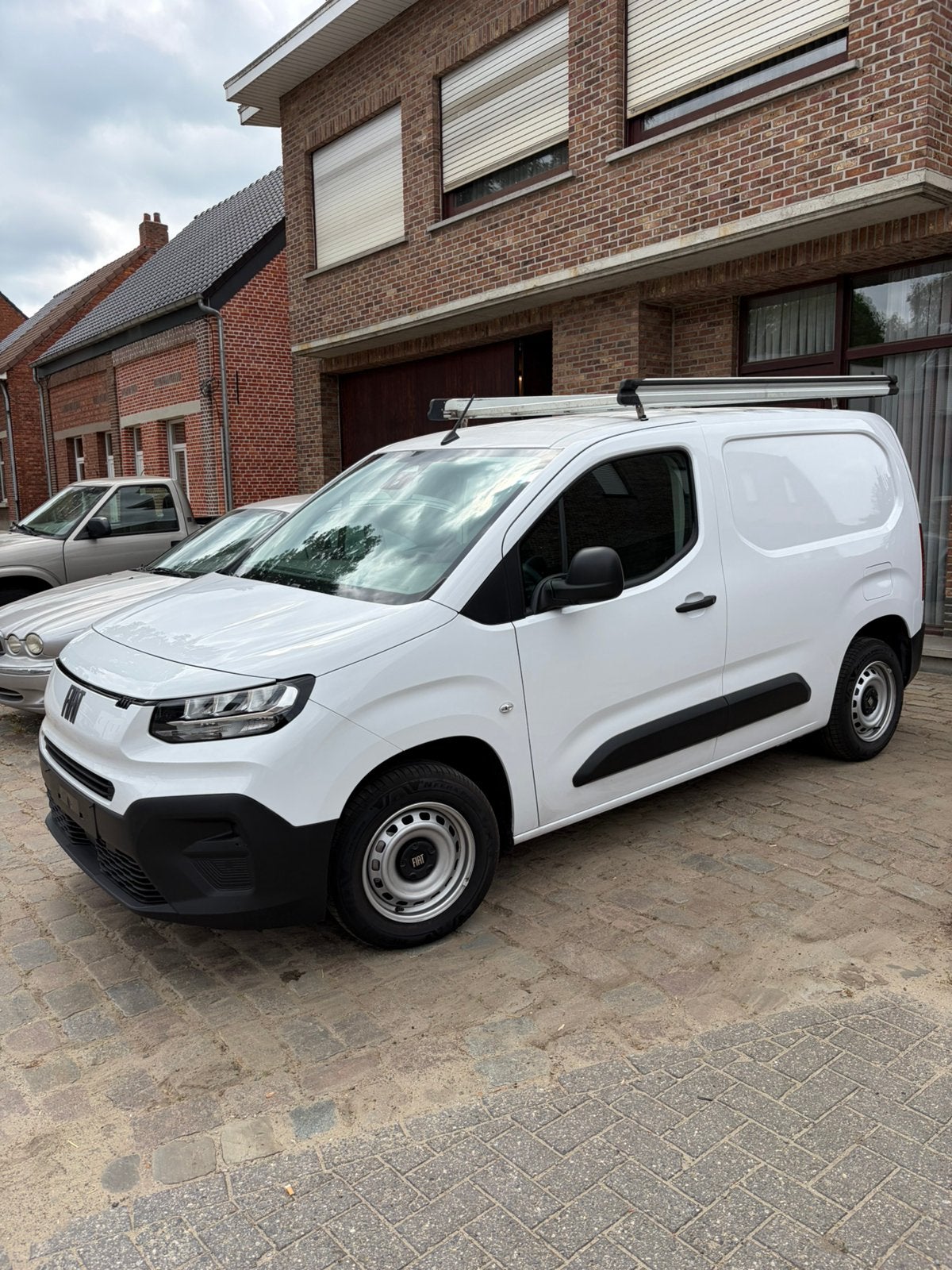 Fiat Doblo, Auto's, Wit, Handgeschakeld, Grijs, Particulier