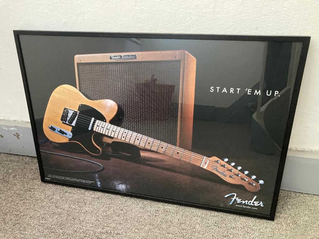 Fender kader/poster, Enlèvement, Utilisé, Solid body, Fender