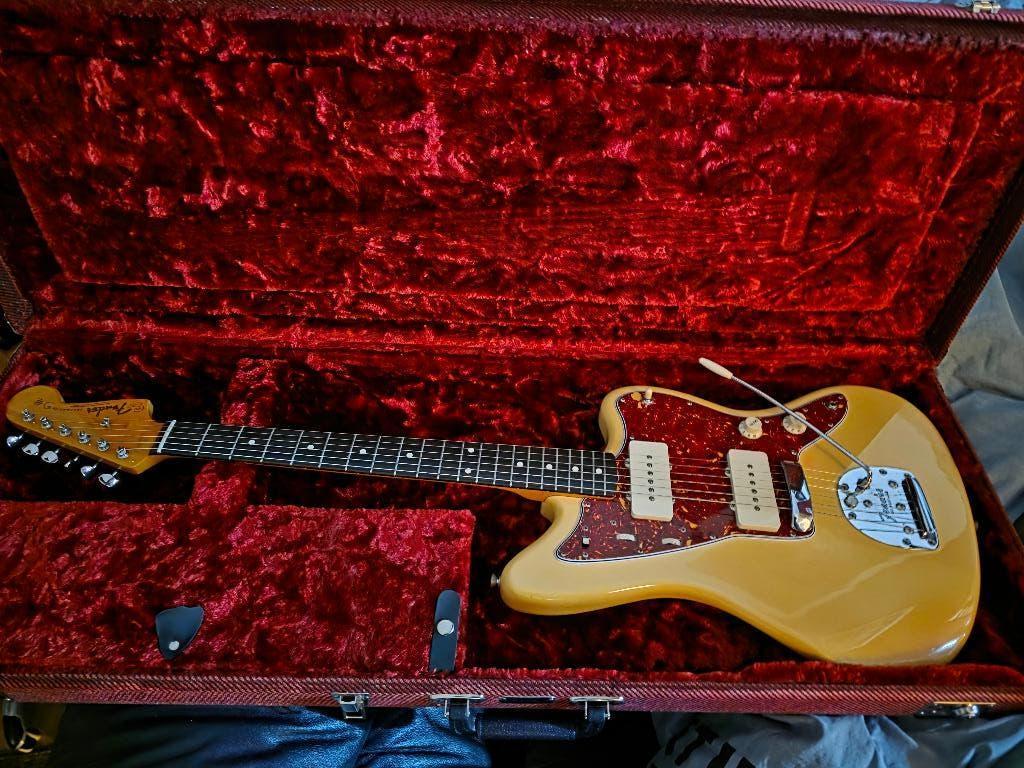 Vintage Fender 62 Jazzmaster USA 1996, Ophalen, Gebruikt, Solid body, Fender