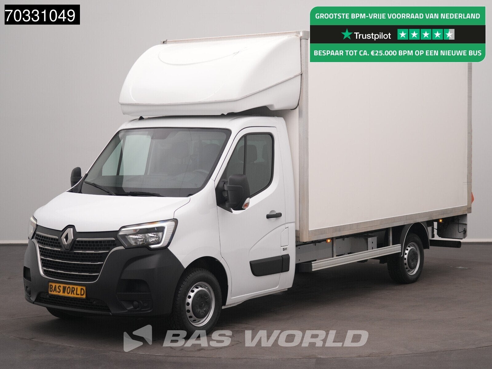Renault Master 145PK Laadklep Bakwagen LED Airco Cruise D'Ho, Auto's, Bestelwagens en Lichte vracht, Stof, Gebruikt, Renault, 2500 kg