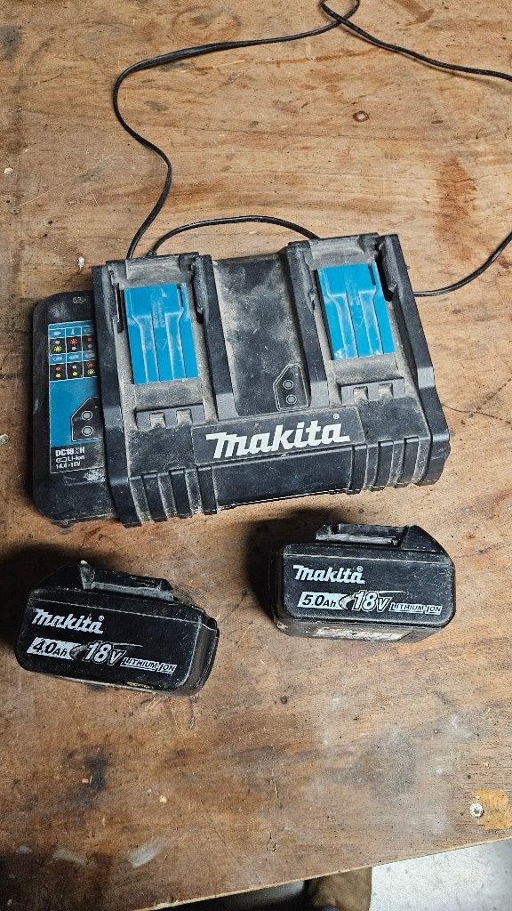 Lader makita DC18Sh, Ophalen, Gebruikt