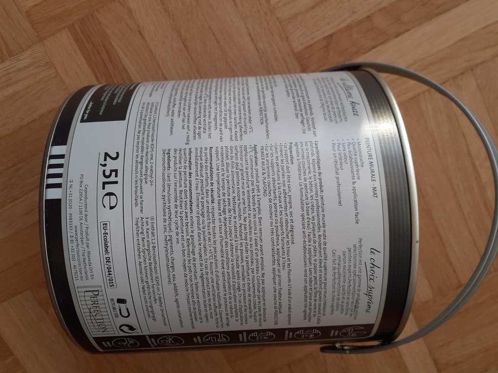Peinture murale Perfection 2,5 l Vert olive, Informatique & Logiciels, Disques enregistrables, Enlèvement