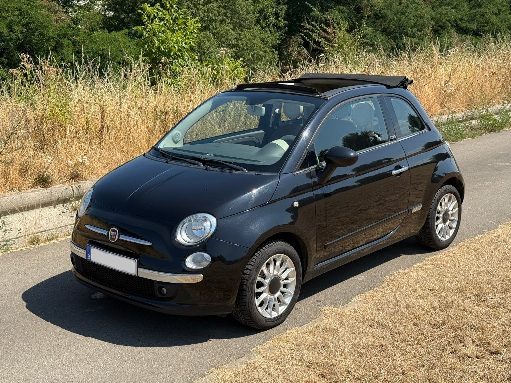 Fiat 500C Lounge 1.2 essence (cabrio/cuir), Autos, Fiat, Euro 5, Achat, Cabriolet, Système audio
