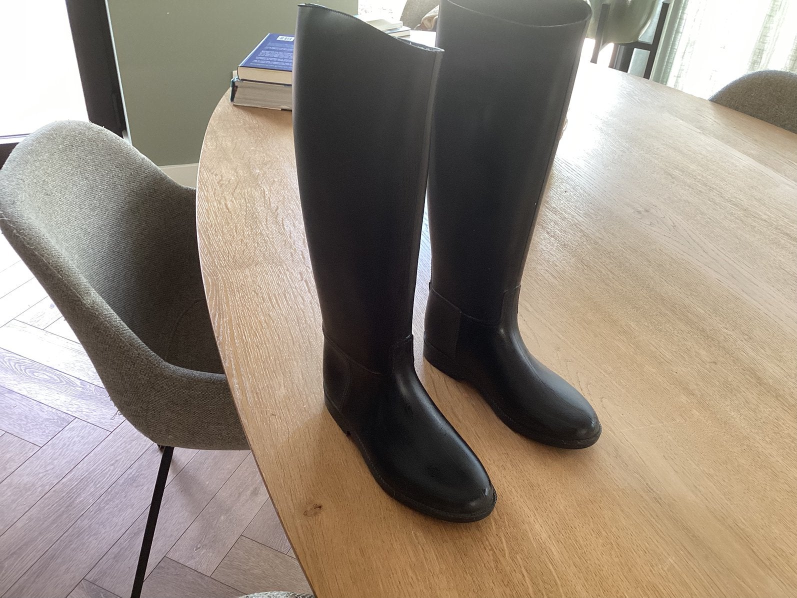 Paardrijlaarzen mt35, Dieren en Toebehoren, Ophalen, Gebruikt, Overige merken, Zwart