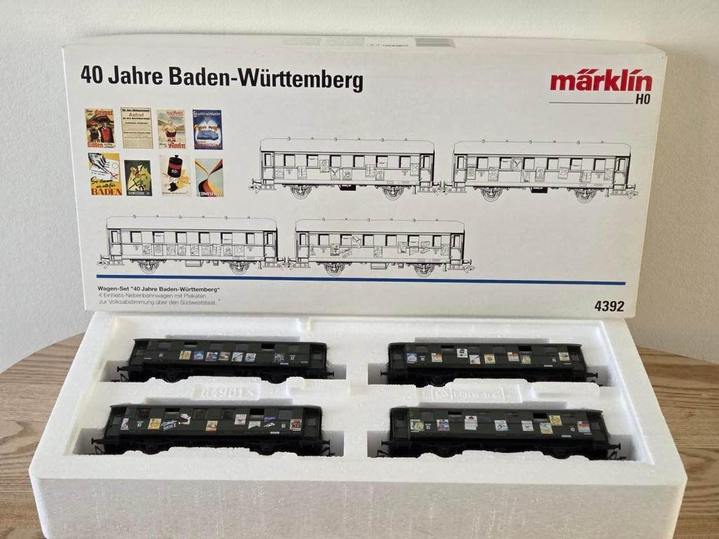 Marklin 4392 '40 jaar Baden-Wurttemberg', Hobby en Vrije tijd, Modeltreinen | Overige schalen, Wisselstroom, Ophalen of Verzenden