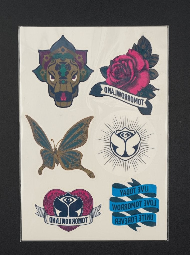Tomorrowland - Tattoo's, Verzamelen, Overige Verzamelen, Verzenden, Zo goed als nieuw