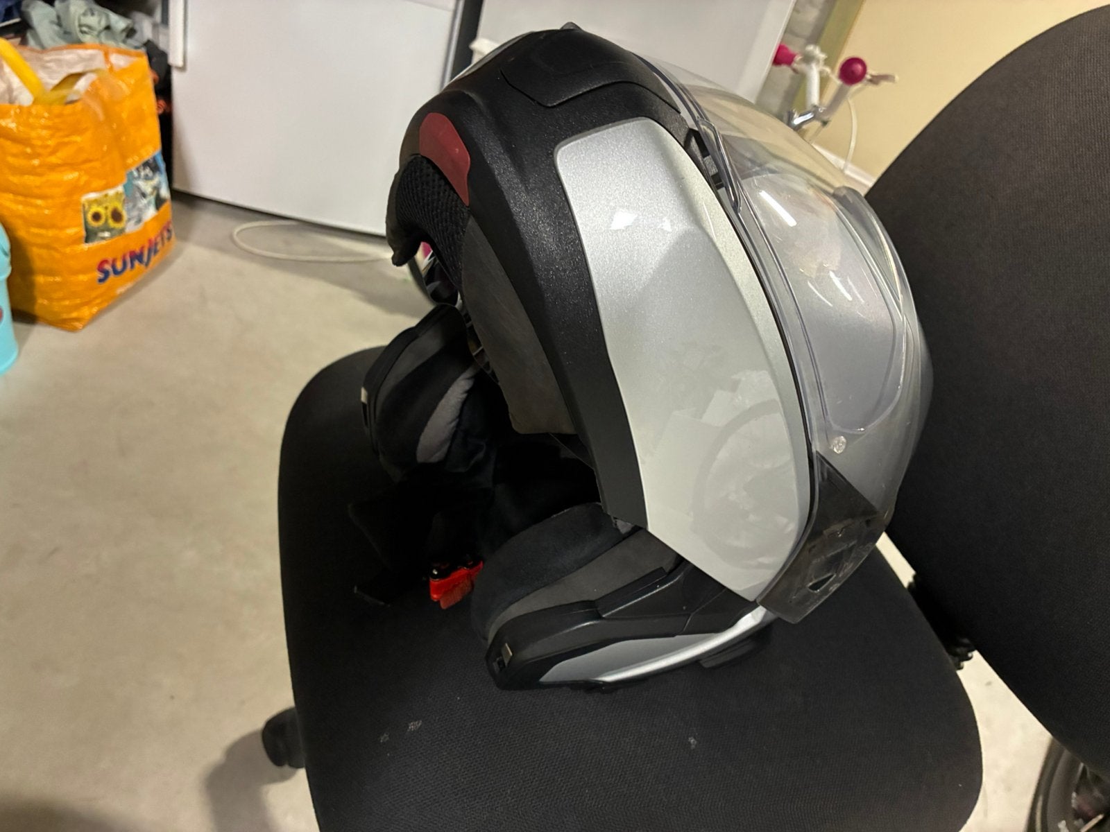 Motor systeenhelm, Motoren, Ophalen of Verzenden, Shoei