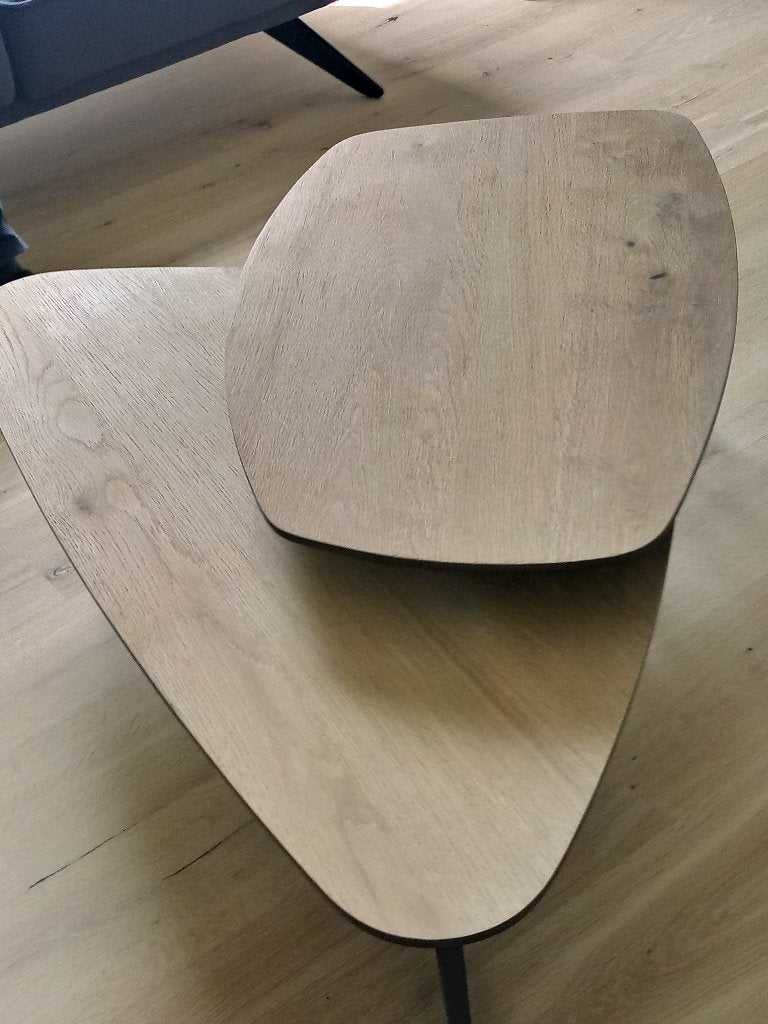 salontafel  XOOON, Huis en Inrichting, Ophalen, 100 tot 150 cm, Eikenhout, Zo goed als nieuw