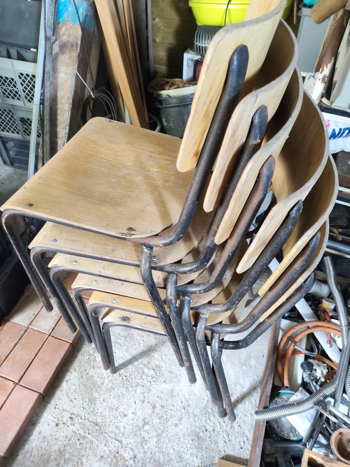 chaises d'école, Enlèvement, Tissus
