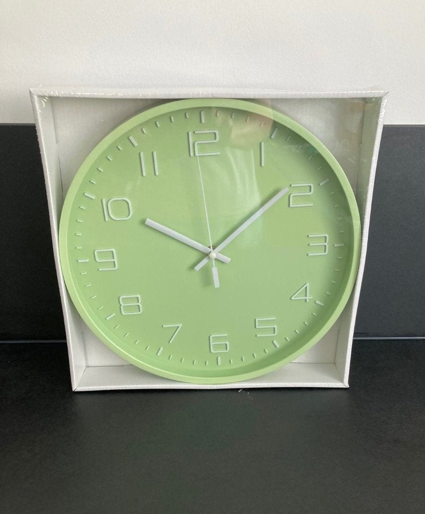 Nieuwe klok, Huis en Inrichting, Woonaccessoires | Klokken, Ophalen, Wandklok, Stil uurwerk, Analoog