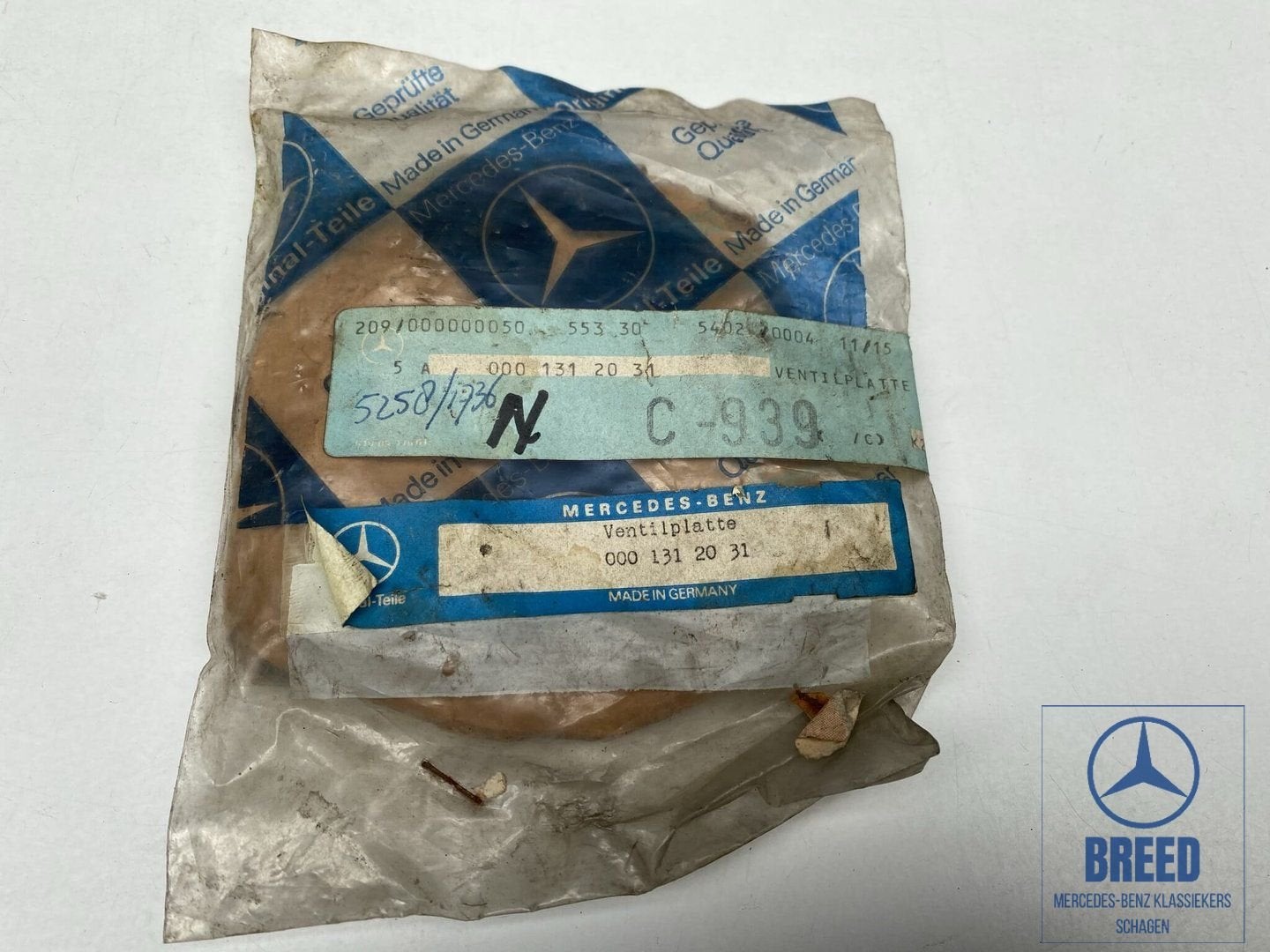 NOS ventielplaat aircopomp voor Mercedes M100 M116 M117 moto, Neuf, -, -, -